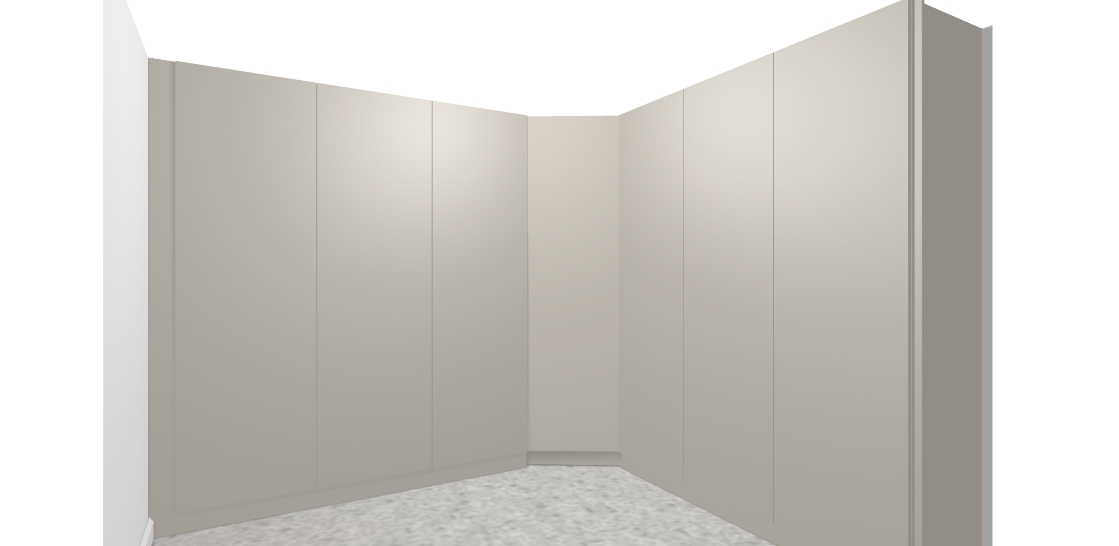 Metallic Cashmere Walk In Wardrobe