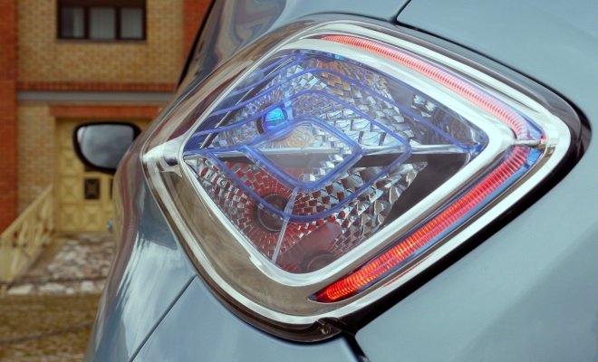 Renault Zoe EV rear lamp cluster