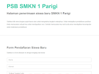Aplikasi PSB Berbasis Web Versi 2 