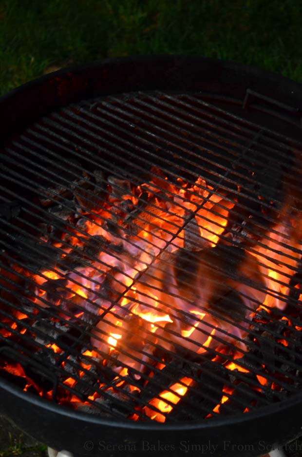 Hot Coals to make Galbi Korean BBQ Short Ribs from Serena Bakes Simply From Scratch.