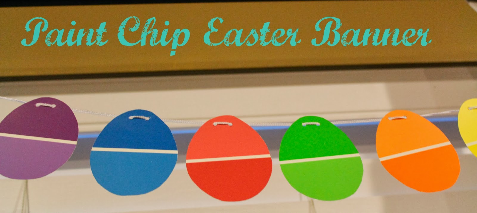 Potpourri Mommy Paint Chip Easter Egg Banner