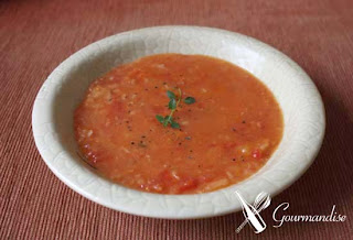 gourmandise sopa rústica de tomate italiana