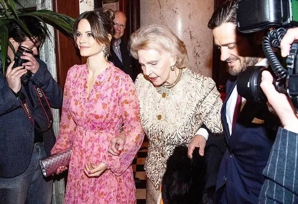 Princess Sofia wore a new ByTiMo dress from the Fall Winter 19 collection. Charlotte Bonde Louise RIbbon amazon earrings