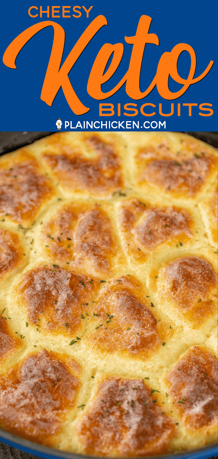 Cheesy Keto Biscuits Plain Chicken®