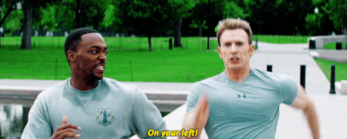 On your left