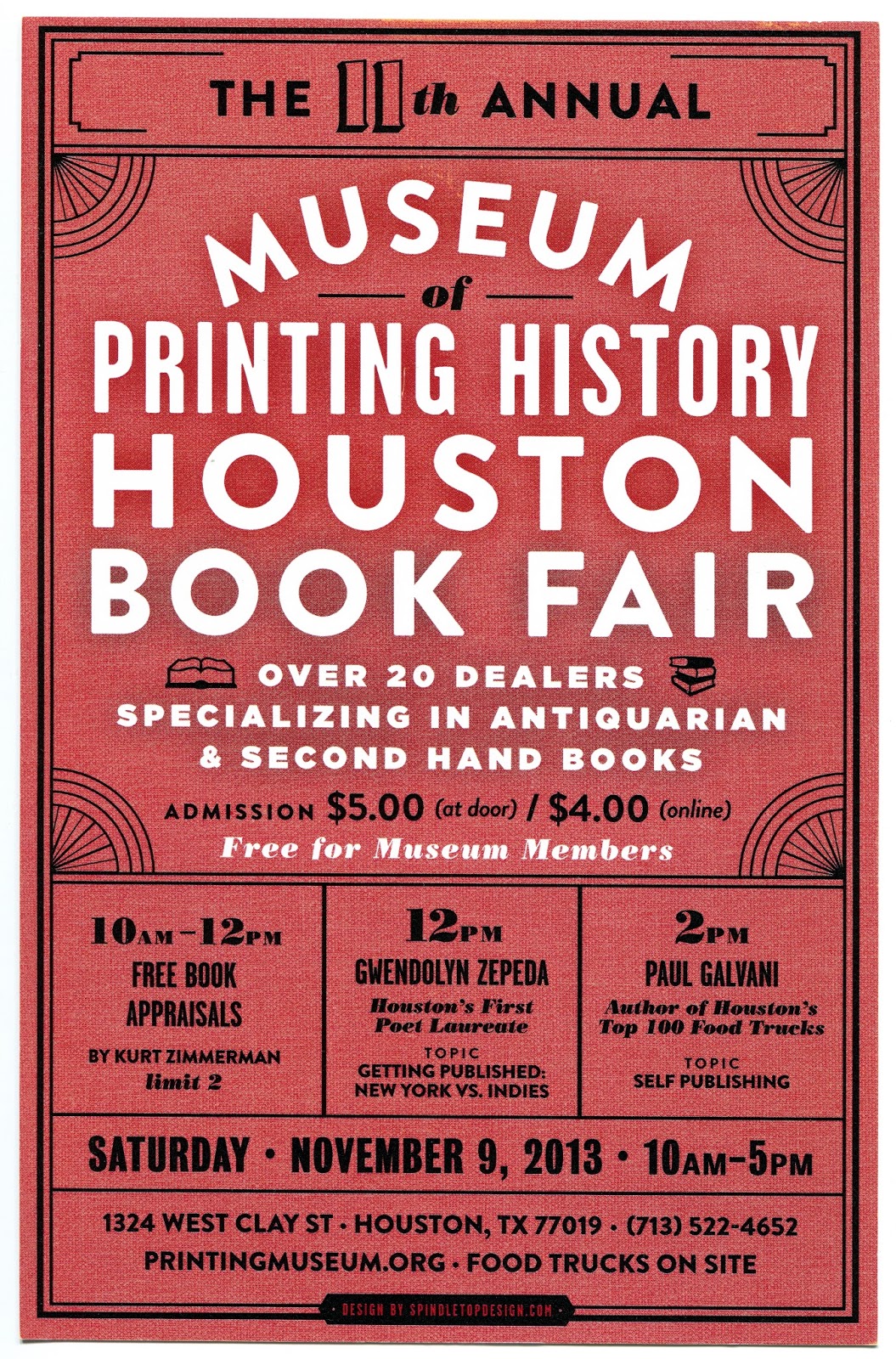 Houston Book Fair at the Museum of Printing History