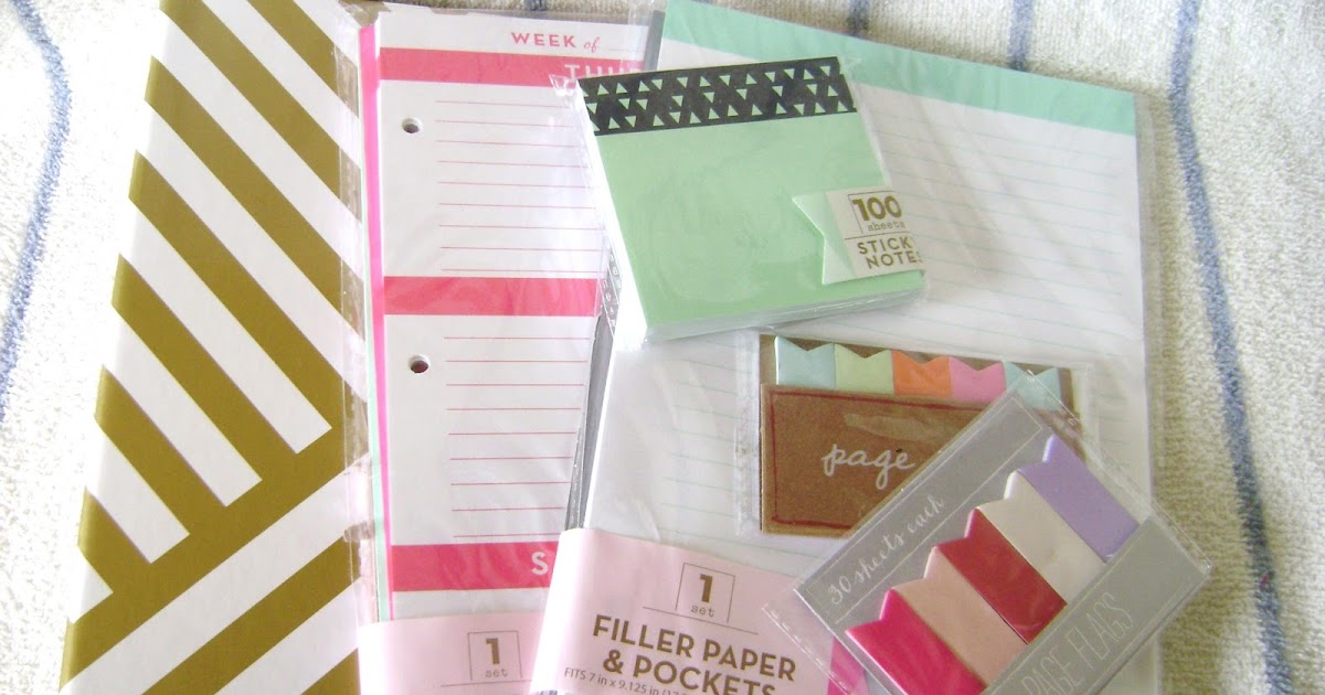 Mini Planner DIY Target Dollar Spot Planner Haul