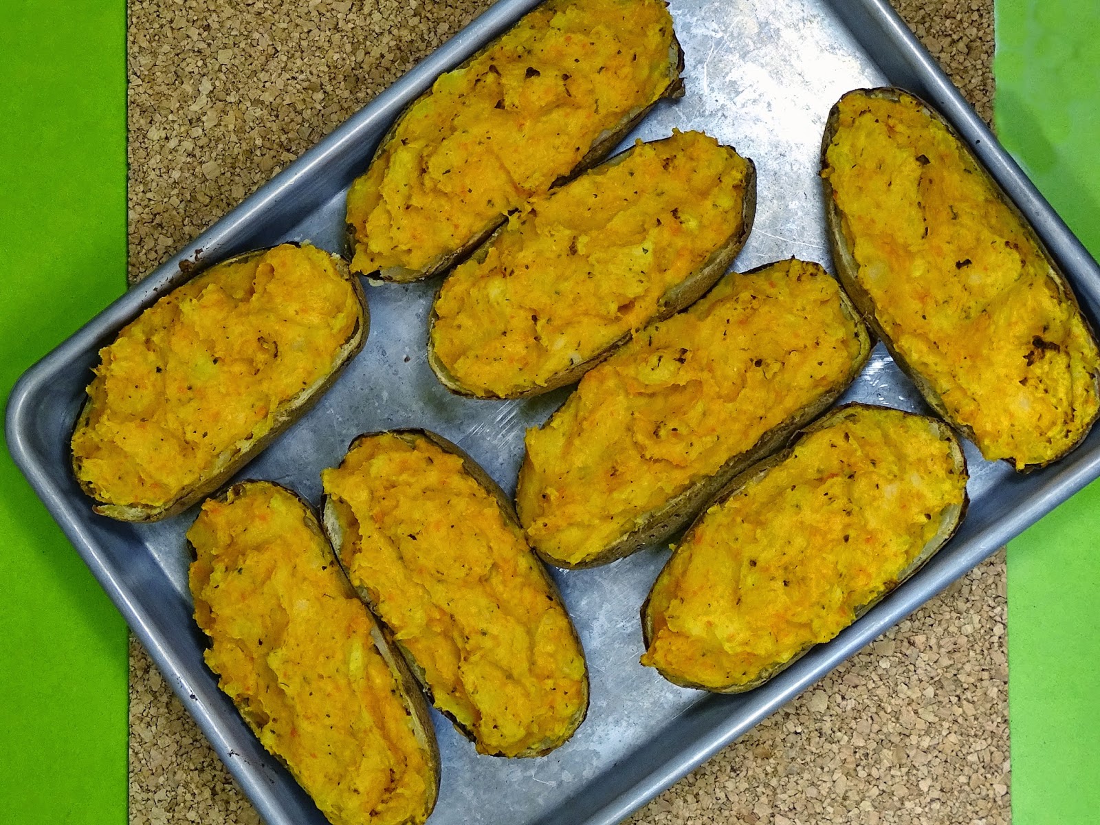 Potato Shells Filled With Black Pepper Easy Recipe Tips