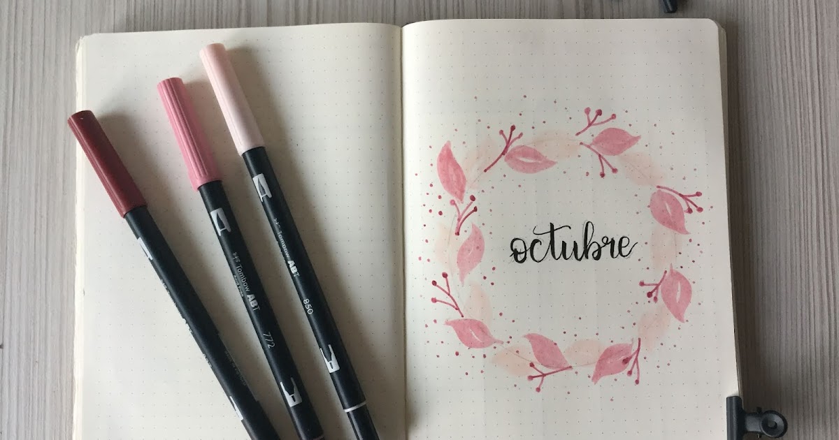 BULLET JOURNAL EDICIÓN OCTUBRE | Tres Tulipanes Rojos