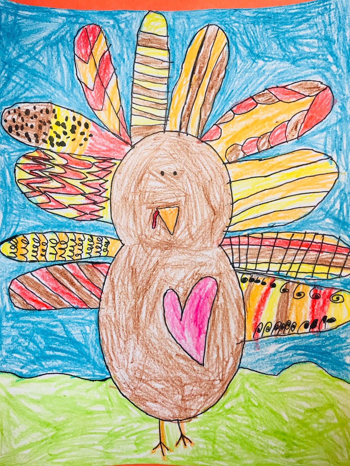 HOWYWOOD KINDERGARTEN! Turkey Directed Drawing!!