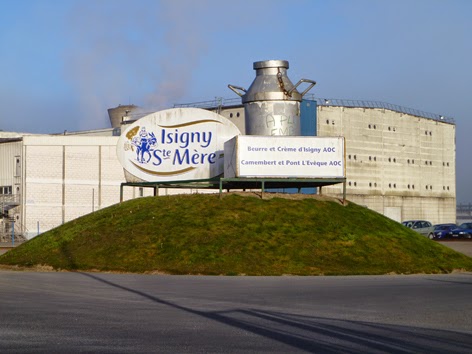 le magasin d'usine de la laiterie Isigny Sainte Mère