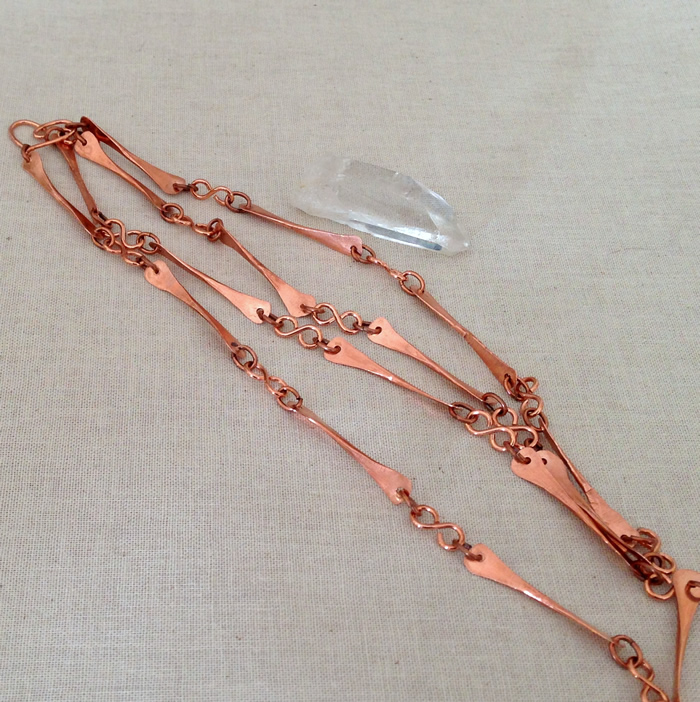 Hammered Wire Bone Links Jewelry Project: Lisa Yang's Jewelry Blog