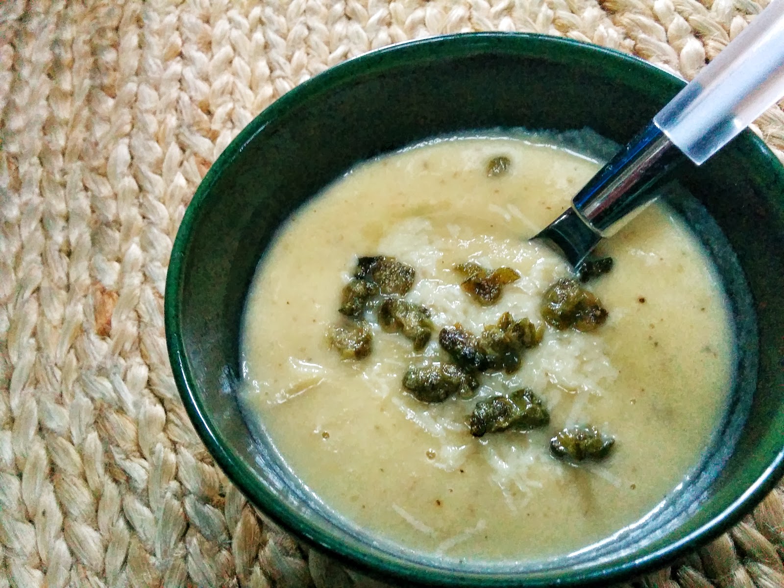Roasted Cauliflower & Leek Soup II