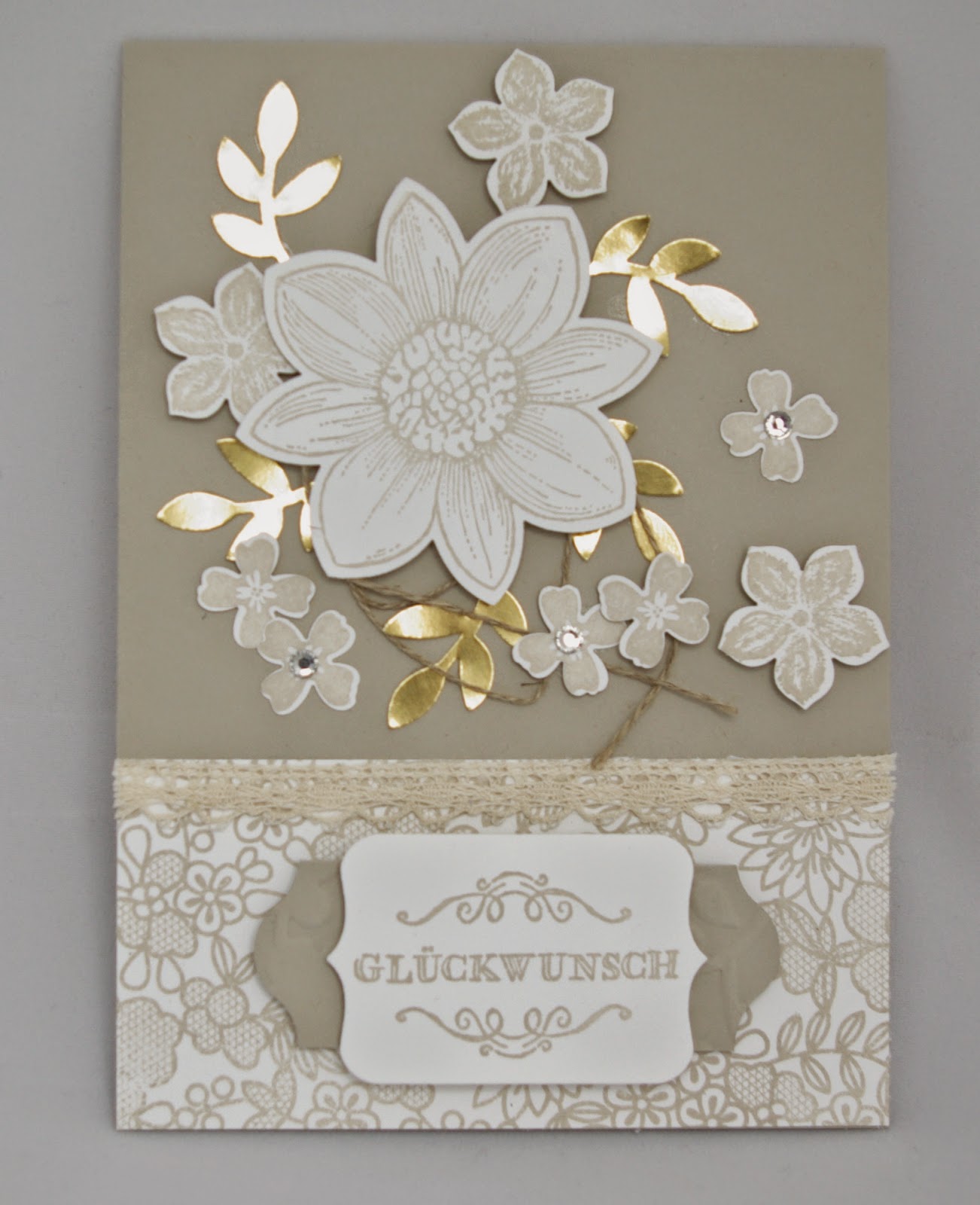 Edle Karte - Juttas Werkstatt - Objektgarten