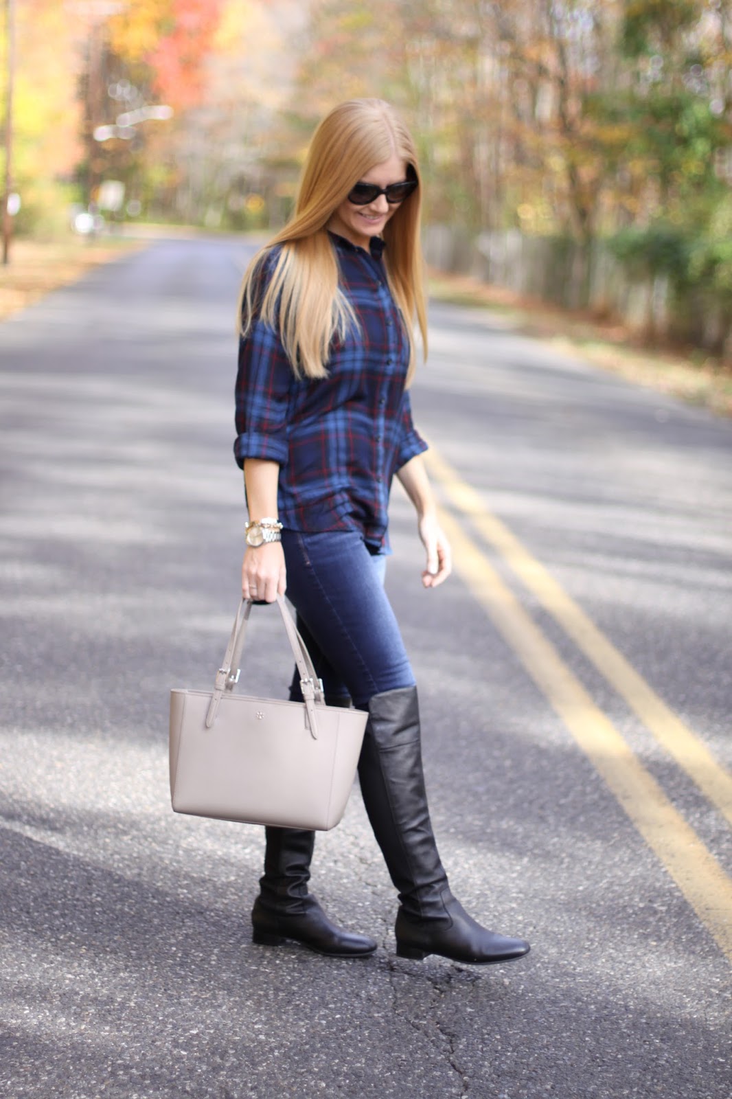 Shopping Bags and Travel Bags: Dressing Up a Plaid