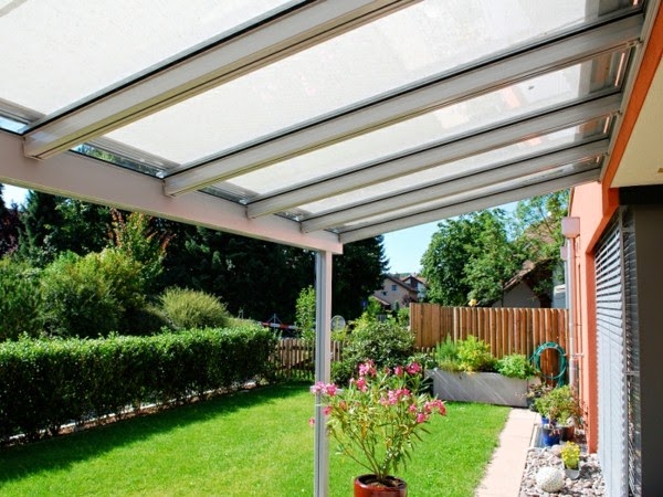 Effective ideas for a canopy made of glass