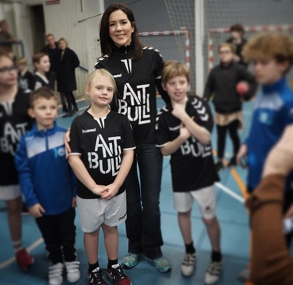 Crown Princess Mary attended the launch of the new campaign the Antibulli, with the Mary Foundation