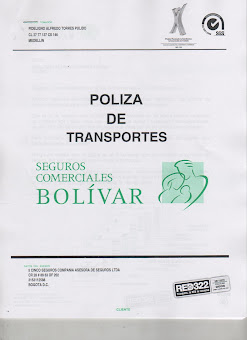 POLIZA DE TRANSPORTE AUTOMATICA PARA CLIENTES SEGUROS BOLIVAR