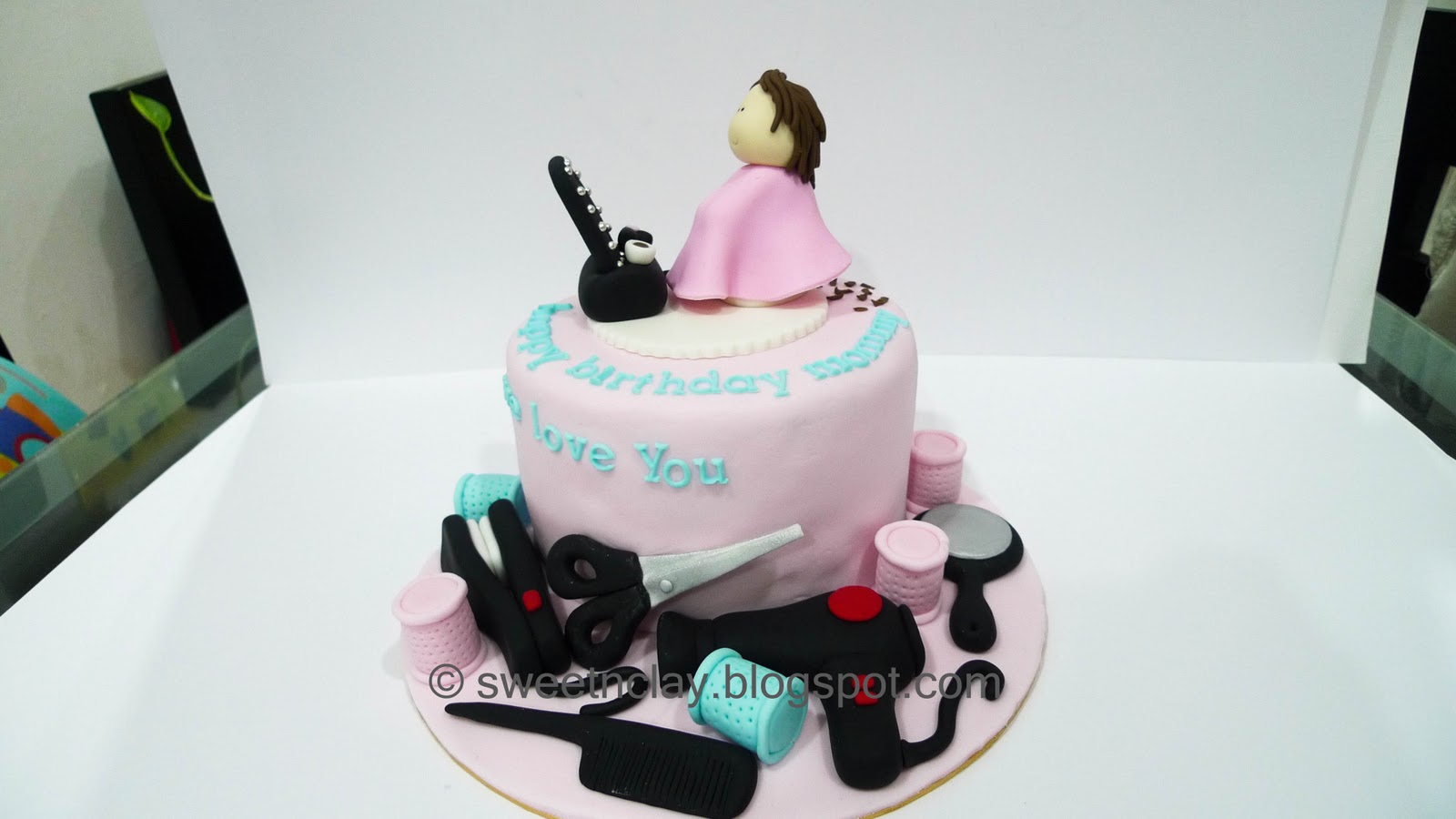 Sweet Clay A Cake For A Hair Stylist