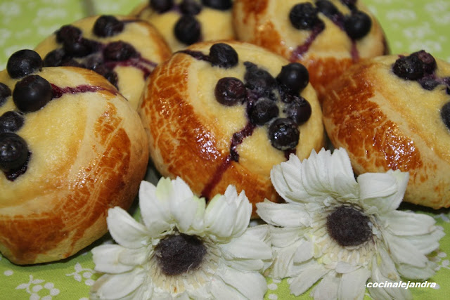 Mustikkaapiirat Pastelillos finlandeses de arándanos