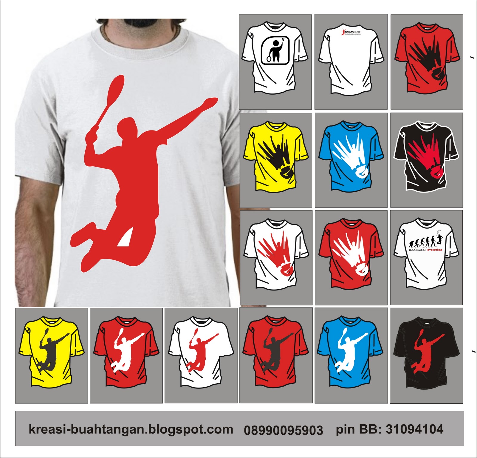 Gambar Baju  Badminton  Karimun Art Media Depan Desain  