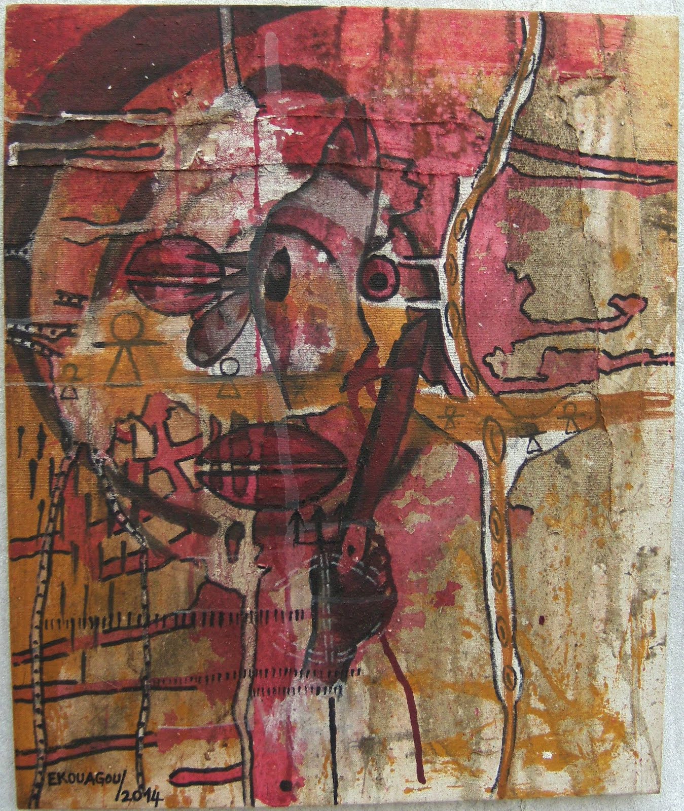 HIBIESSO,2014,60x50Cm,acrylic on canvas