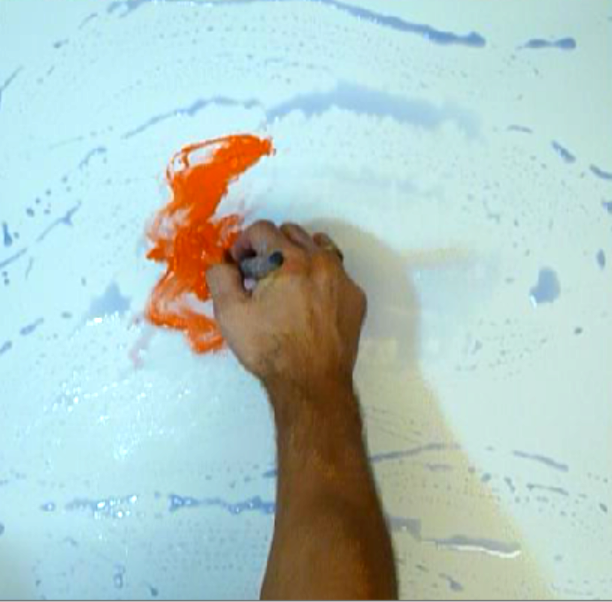 How to wet the canvas before you begin to paint