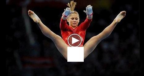French Gymnast Springs A Leak