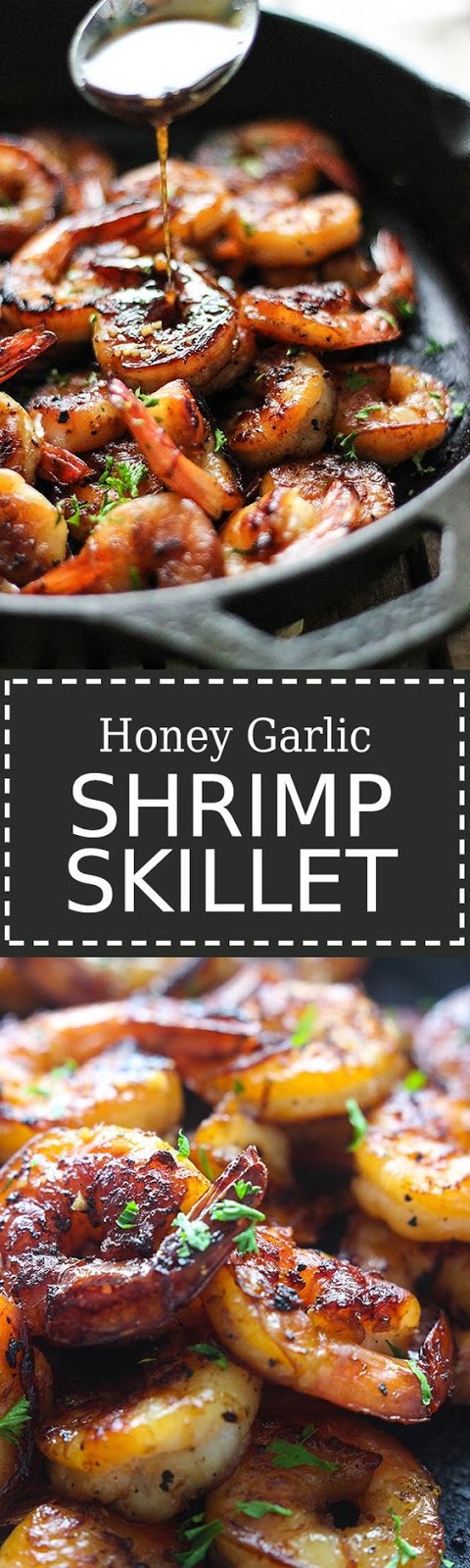 HONEY GARLIC SHRIMP SKILLET - yummy and foodie