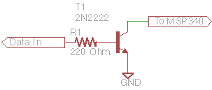 circuit showing 2N2222 transistor