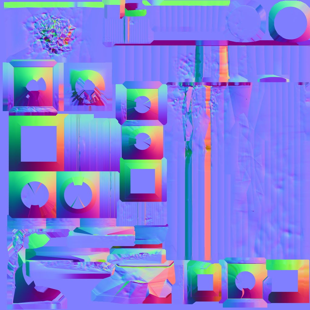 Games Art and Design Year 1 3D Modelling Column Final Render and