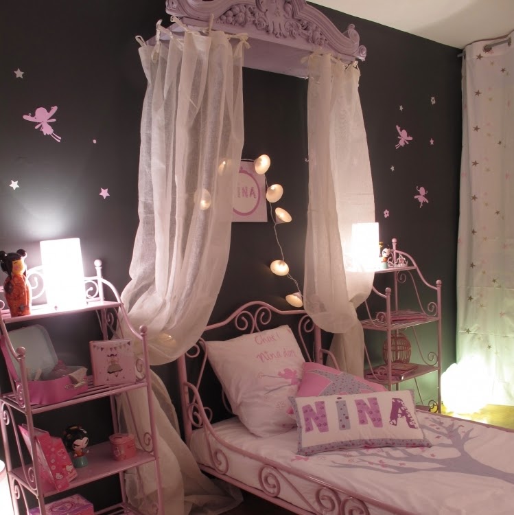 Dormitorios para niñas en rosa y gris - Ideas para decorar dormitorios