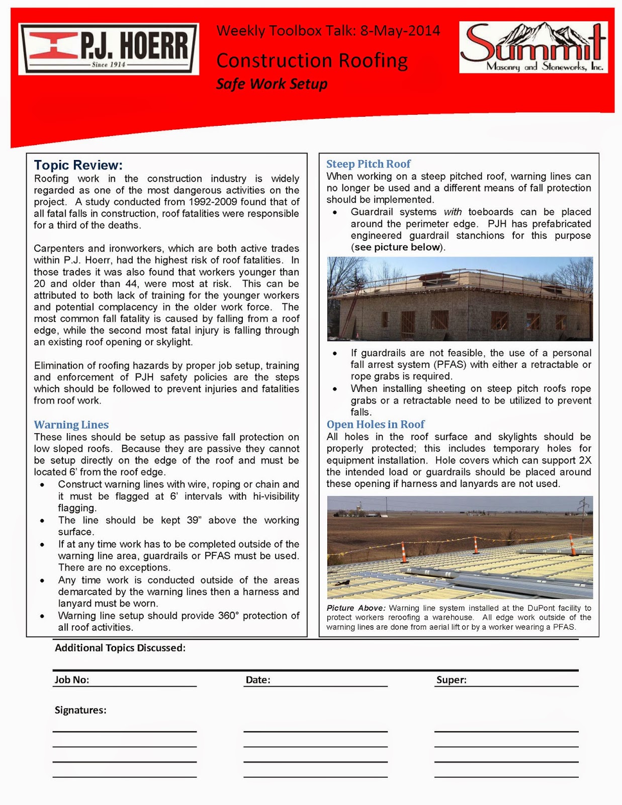 free printable toolbox talks for construction free printable toolbox talks for construction