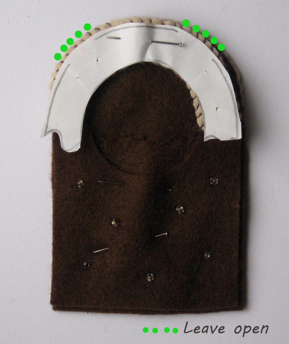 Holloughby Sewing Tuesday Creature Christmas Pudding Outfit.