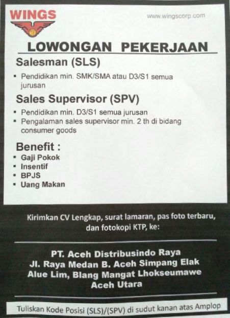 Lowongan Kerja Terbaru Lhokseumawe