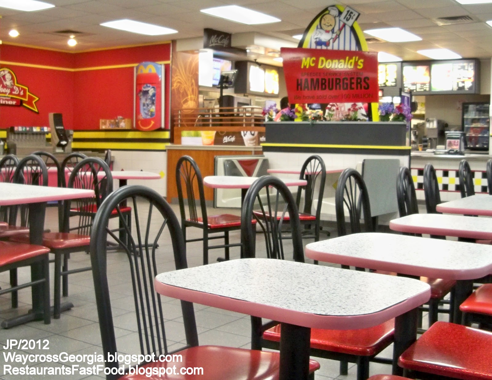 Restaurant Fast Food Menu McDonald's DQ BK Hamburger Pizza Mexican Taco