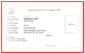 Panduan Lengkap Cetak Kartu Peserta UTN 1 Jenjang TK, SD, SMP, SMA, SMK DAN SLB