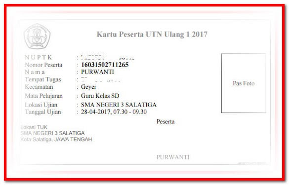 Panduan Lengkap Cetak Kartu Penerima Utn 1 Jenjang Tk, Sd, Smp, Sma,
Smk Dan Slb