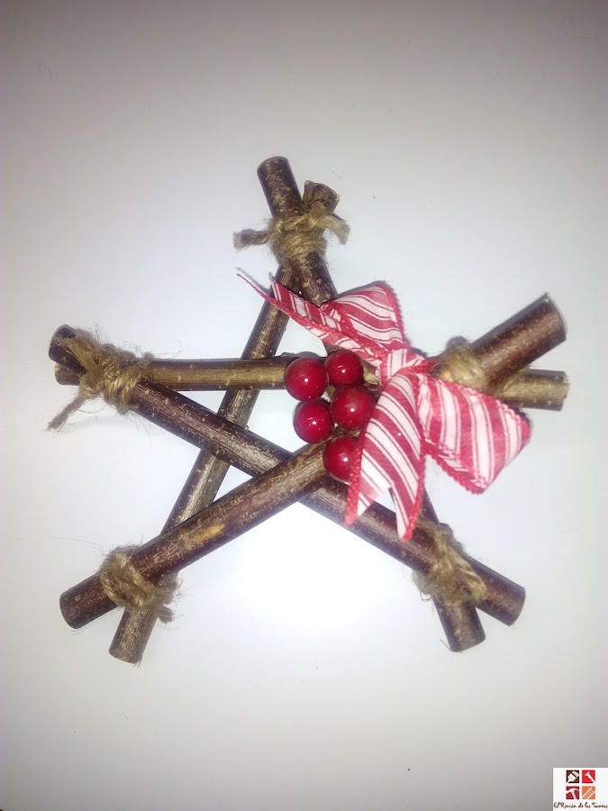 diy estrella de navidad