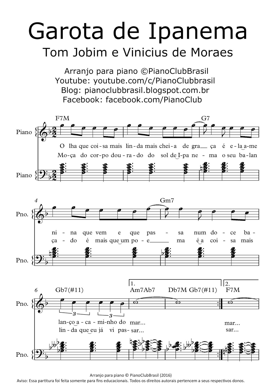 Tom Jobim Garota de Ipanema / The girl from Ipanema