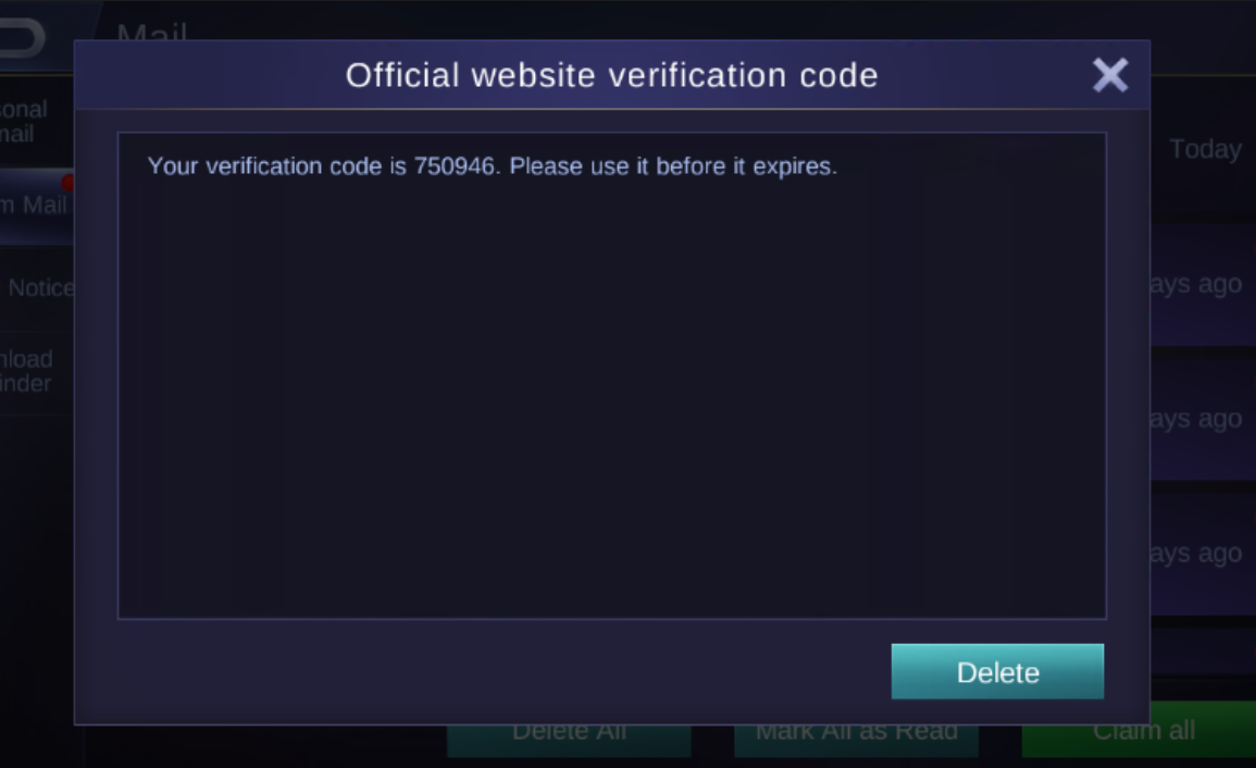 Site verification. Verification code мобайл легенд где взять. Что такое verification code в мобайл Ледженд. Size Legends codes.
