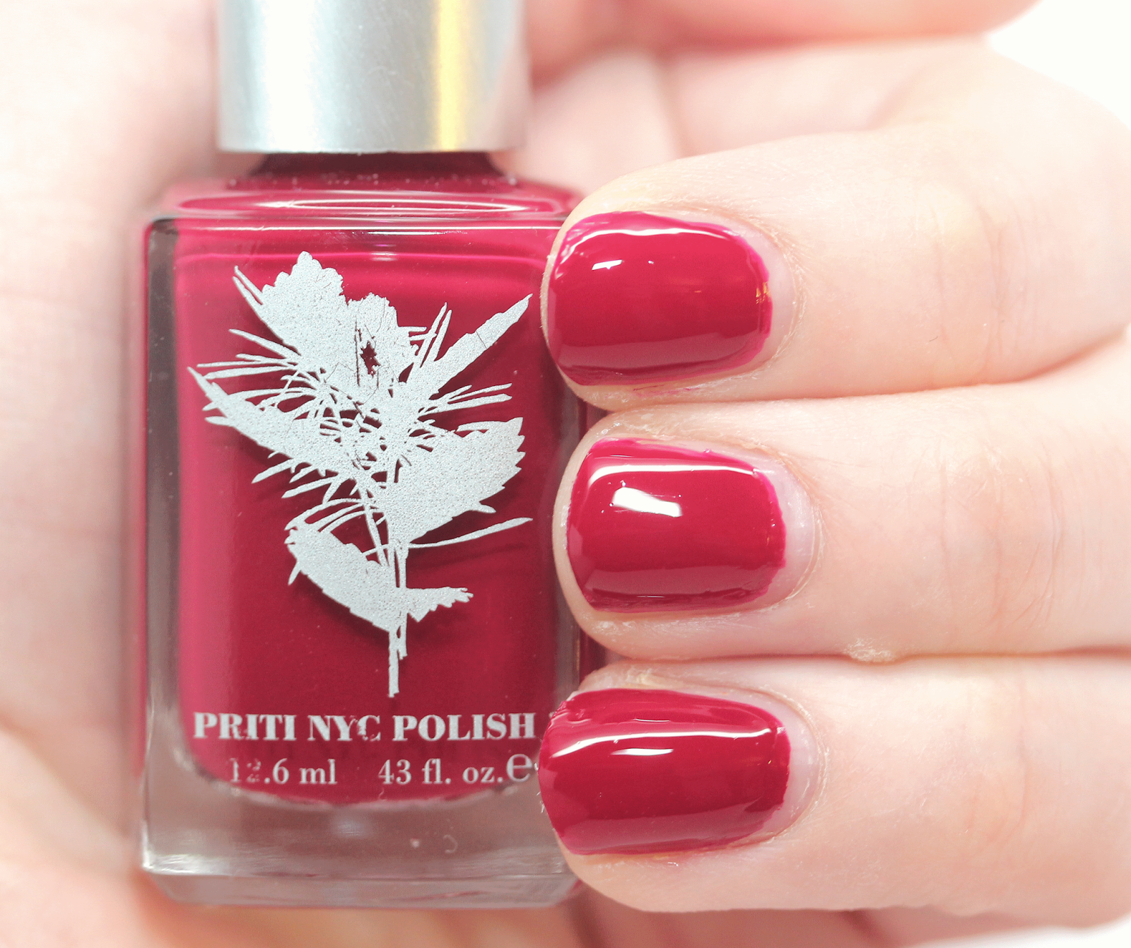Priti NYC Nail Polish in Cherry Ripe