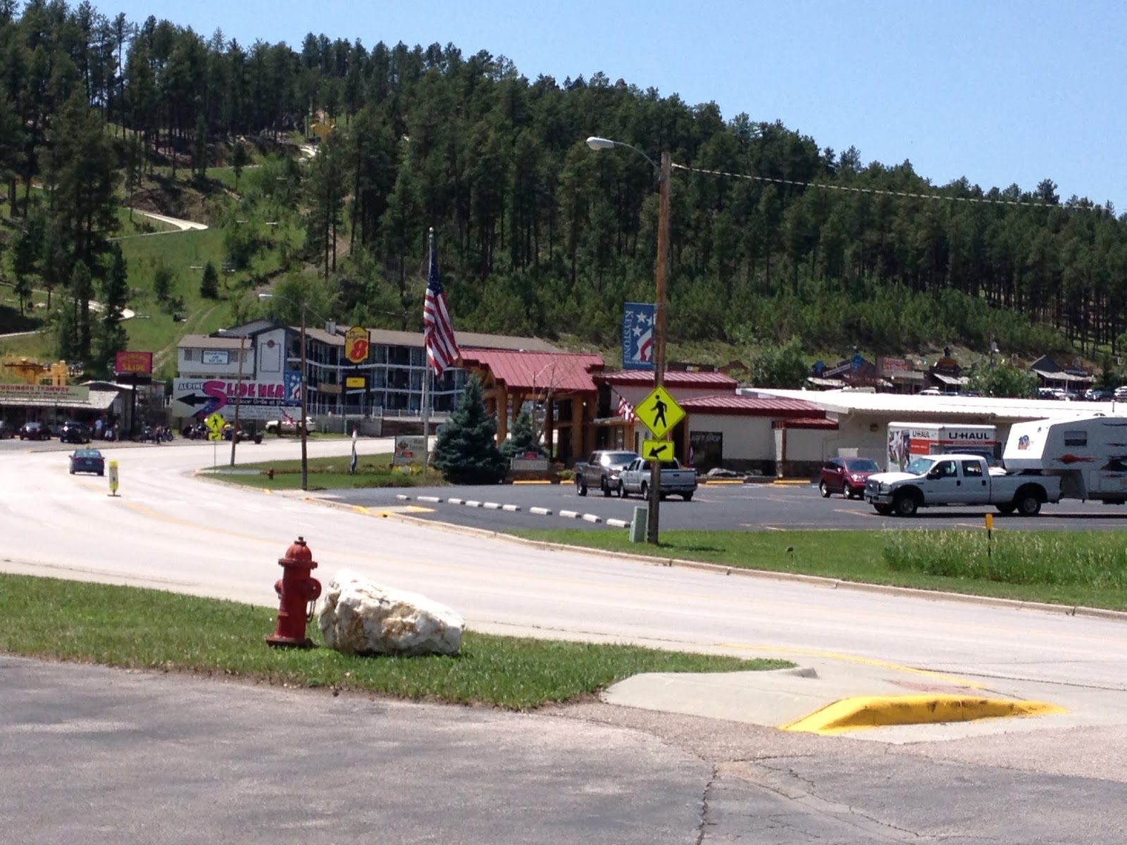 Mike & Anne's Xusa Bike Trip Day 22 74 miles Hot Springs to Rapid City, SD