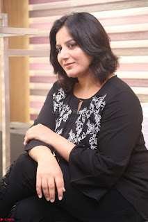 Cute Poja Gandhi in black dress at Dandupalyam 2 Movie press meet  ~  Exclusive 01