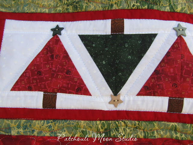 Patchouli Moon Studio~ Christmas Tree Table Runner