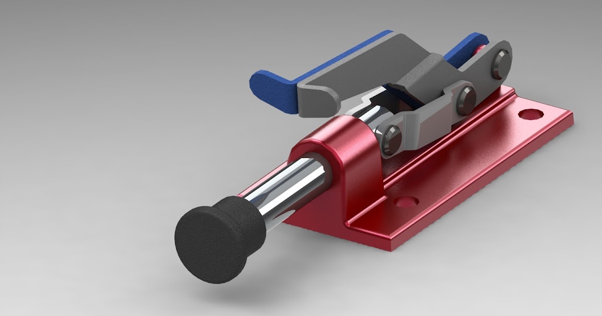 Toggle clamp Idea mechanism Download free 3D cad models 100104
