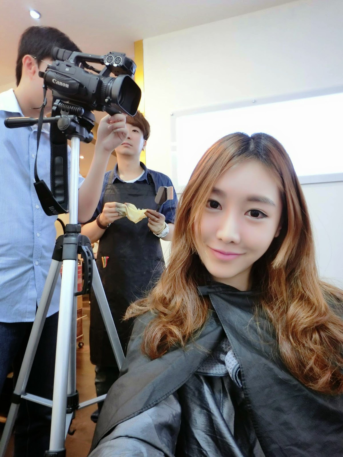 Sheena Phua Best Korean Hair Salon in Singapore Korean Perm by Korean hair stylist Edward Kim
