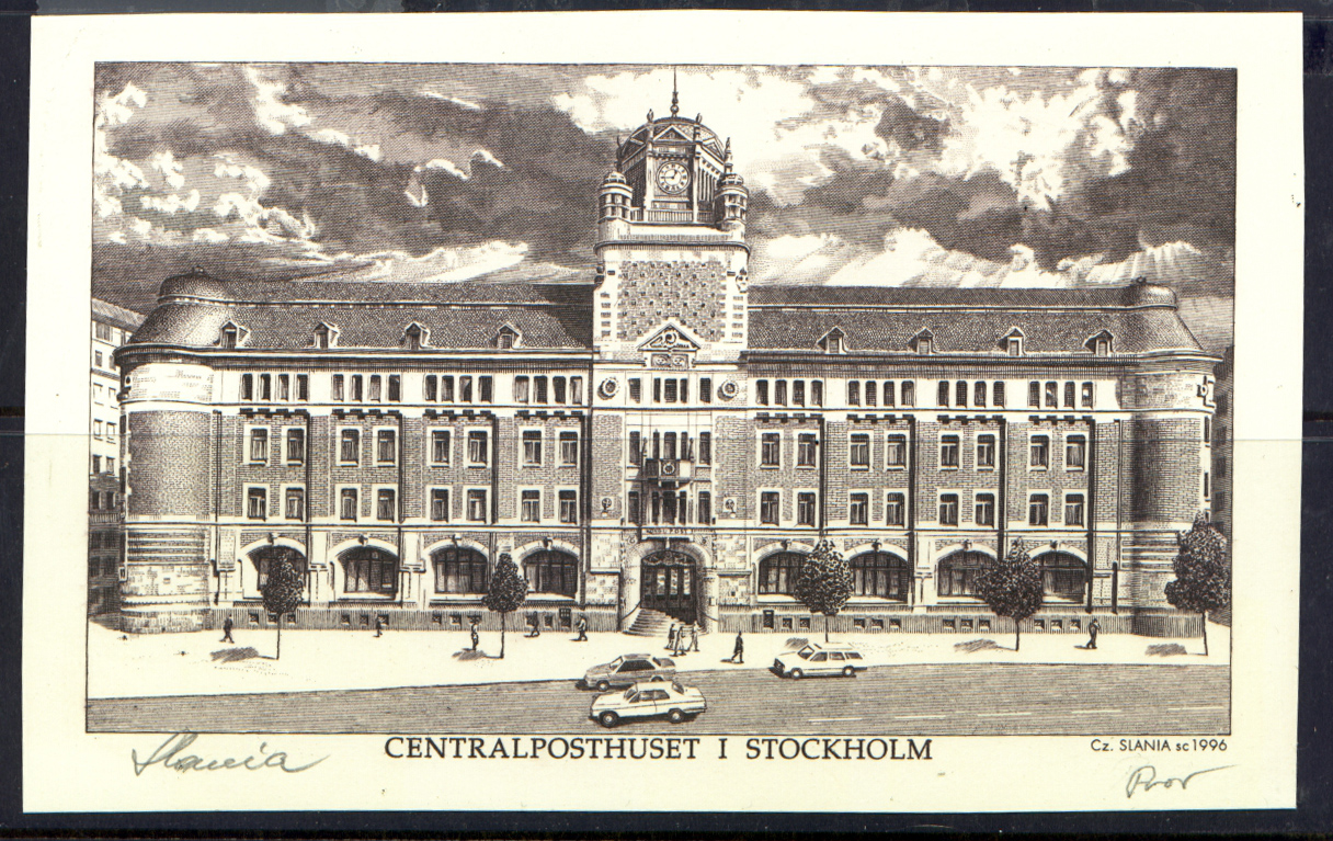 Colin's Czeslaw Slania Collection Sweden 1996 "Centralposthuset