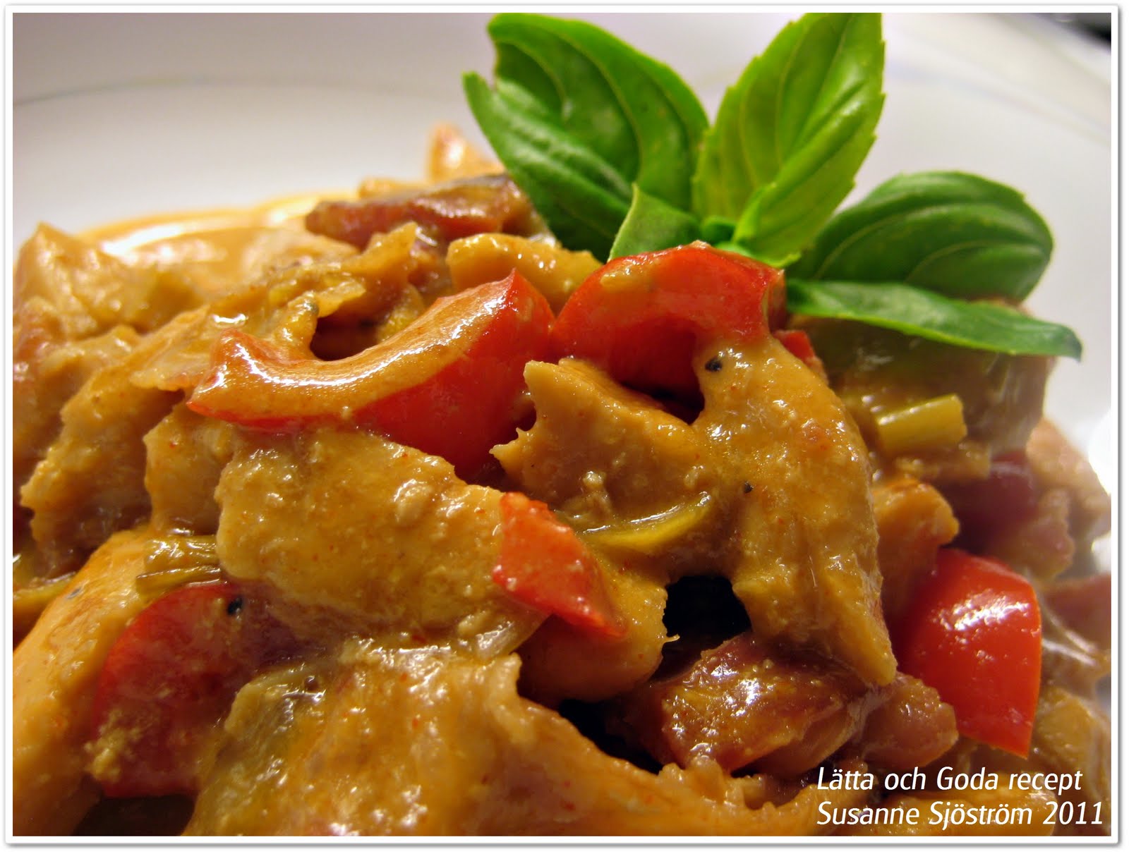 Lätta och Goda recept Kycklinggryta med mango chutney