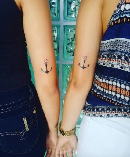 Estes correspondência desenhos de tatuagem de âncora